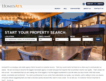 Tablet Screenshot of homesatx.com